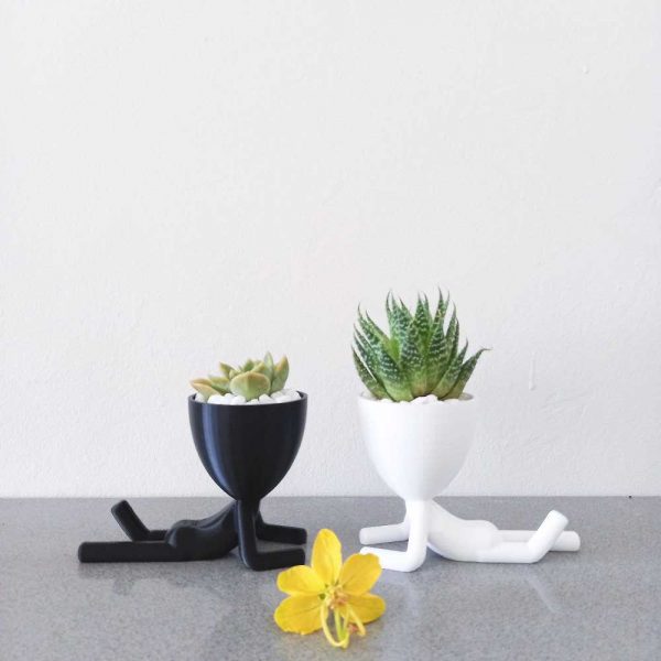 sam and lam pot planter men 3d printed royal art and decor