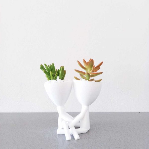 sam and lam pot planter men 3d printed royal art and decor