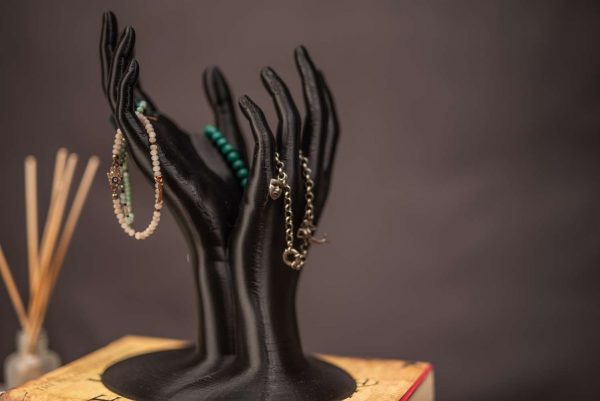 3d printed hand jewelry stand royal art and decor