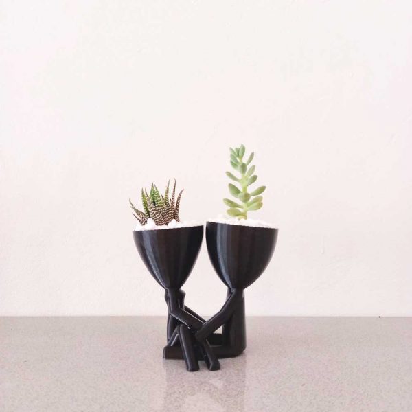 sam and lam pot planter men 3d printed royal art and decor