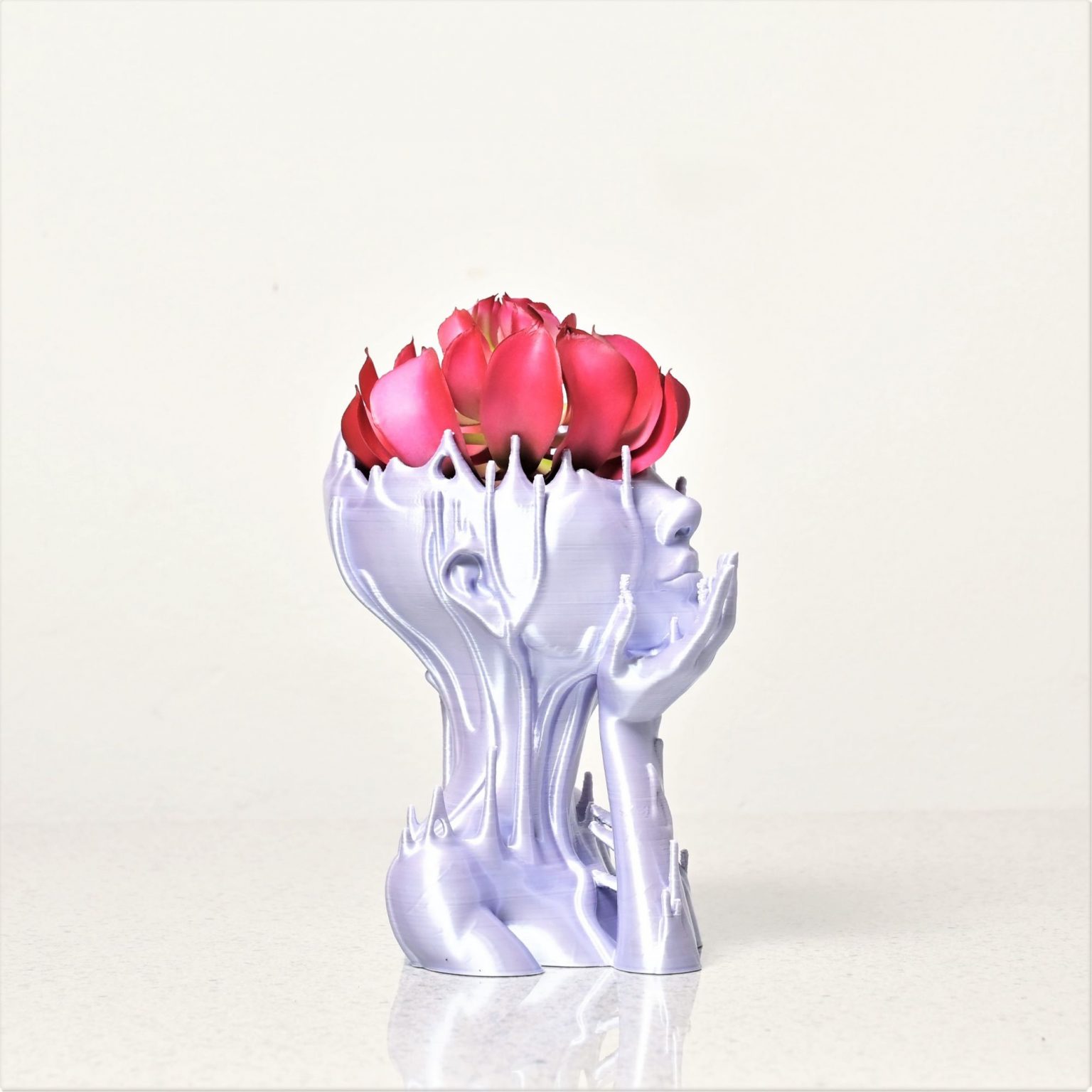 Sky Madrid Melted Girl Flower Pot